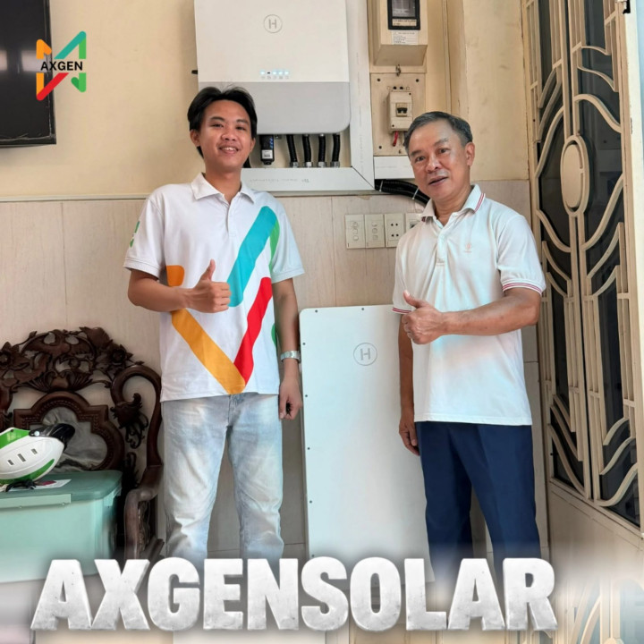 Nhà anh Quang, Cầu Kiệu – Hybrid 7,5 kWp + pin 16 kWh